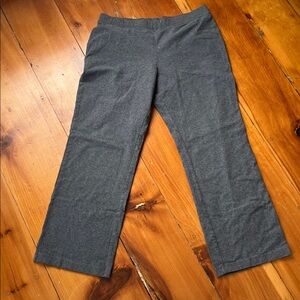 L.L. Bean Women’s Gray Pull-On Knit Pants, Size M Petite